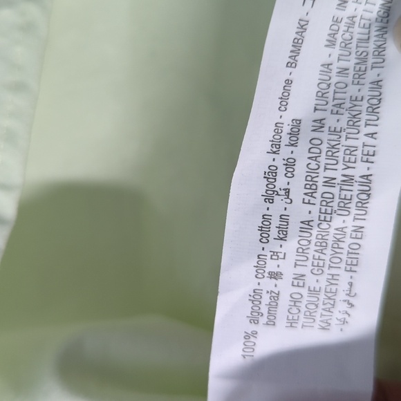 Zara V Neck Midi Dress Seafoam Green M poplin cottagecore preppy minimalist - Picture 10 of 12